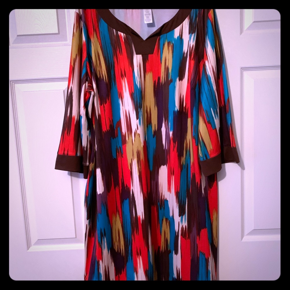 Multi Color knee length dress